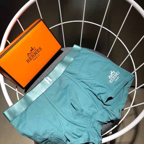 愛馬仕大品牌男裝男士內褲 夏季無痕透氣薄平角短褲