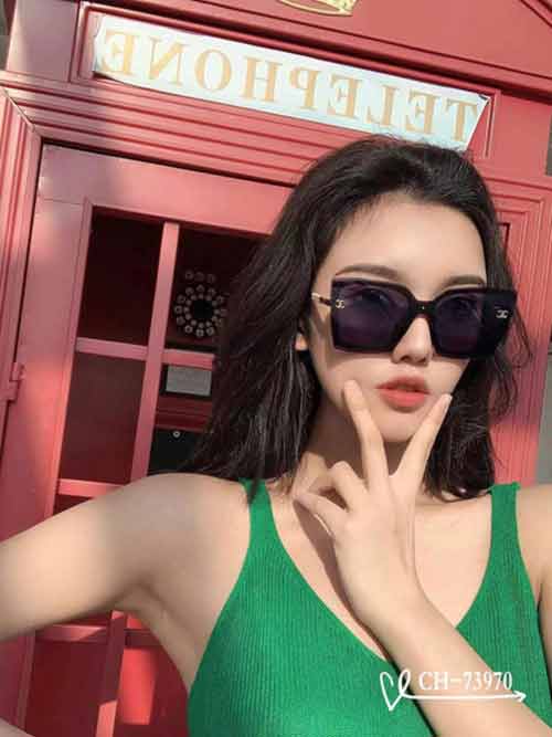 CHANE時尚大品牌太陽鏡女今年新款防紫外線顯瘦偏光時尚墨鏡