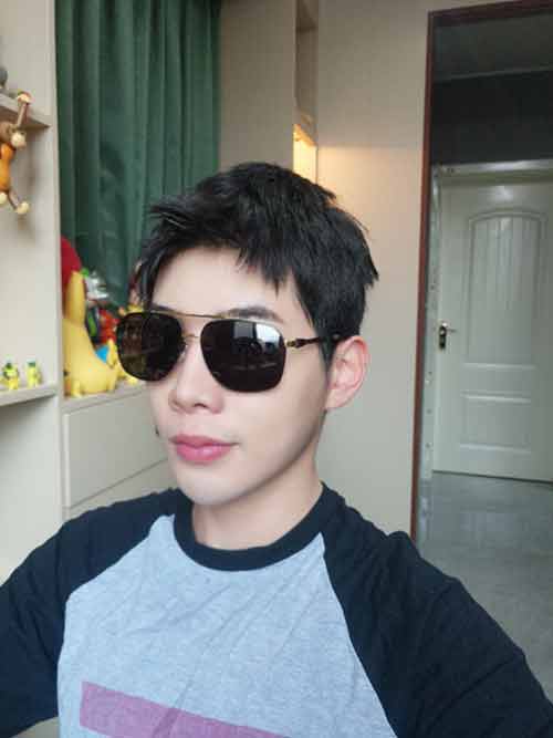 GUCCI男士太陽鏡，古奇男士圓框太陽鏡！