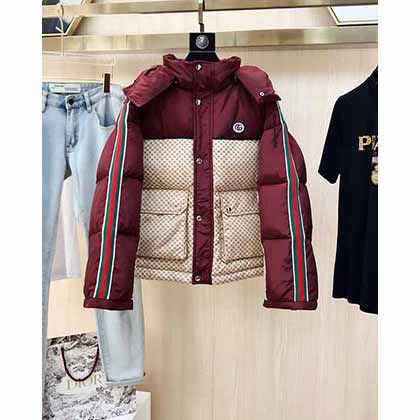 古奇秋冬新款原單羽絨服，男女同