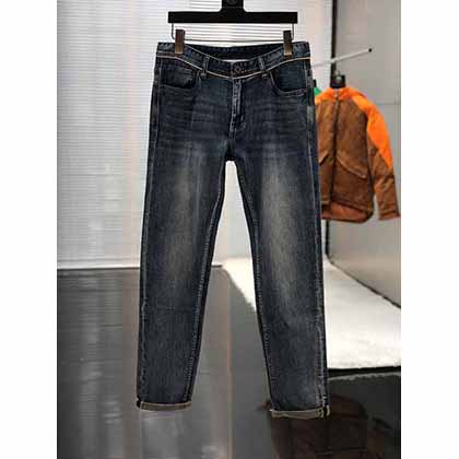 國(guó)際大品牌名品羅意威新款男士牛仔褲男褲直筒寬松高