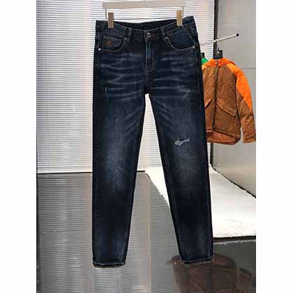 國際大品牌愛馬仕男牛仔褲秋冬直