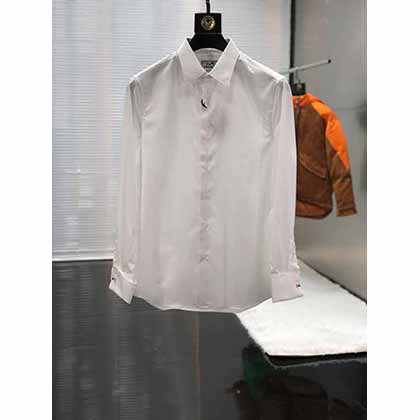 愛馬仕男士商務休閑長袖襯衫，高等洋行渠道貨，蠶絲頂尖白金級臻品