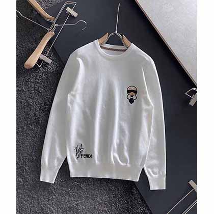 FD男士秋冬經典圓領套頭羊毛衫，全品相！