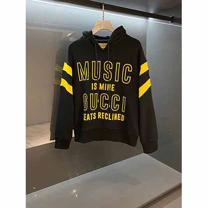 秋冬Guci 100特別系列石磨水洗重磅棉布棉質衛衣