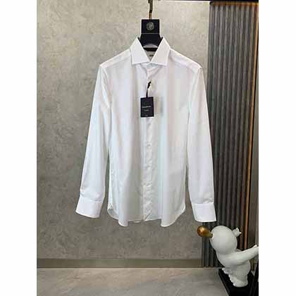 Zegna杰尼亞經典基本款長袖襯衫