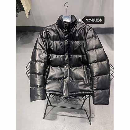 ChromeHearts克羅心Fw秋冬系列立領款皮質羽絨外套！