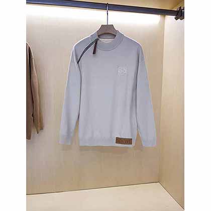 LOEw官網全線斷貨細針精紡斜拉鏈毛衫