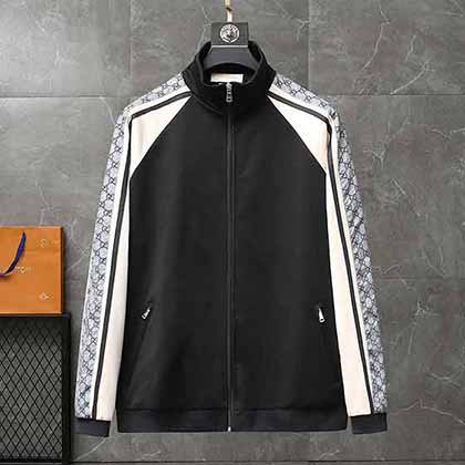 高等版本！古奇官網(wǎng)中文官網(wǎng)秋冬新款男士立領(lǐng)夾克套裝