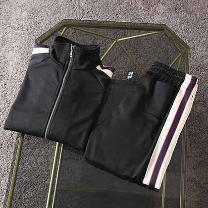 古奇官網旗艦店高等版本新款男士套裝，立領夾克！