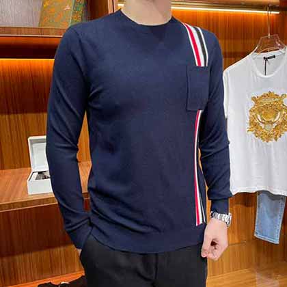 TB男士長袖羊毛衫，早秋新款男士羊毛衫款式！