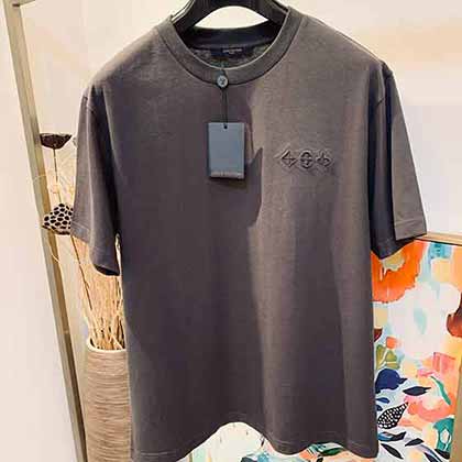 Lv 經典大貼布刺繡短袖T恤