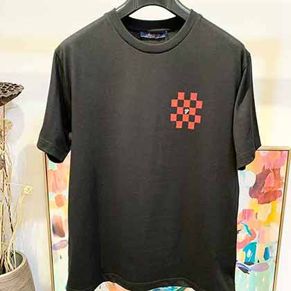 國外t恤品牌Lv路易家早春Lv超級聯名Trainr老虎印花半袖T恤