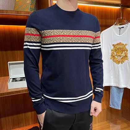 Burbrry巴寶莉男士長袖羊毛衫，男士羊毛衫新款