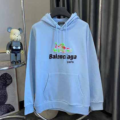 巴黎家美式高街男潮牌高等感連帽衛衣 秋冬系列牙刷繡衛衣