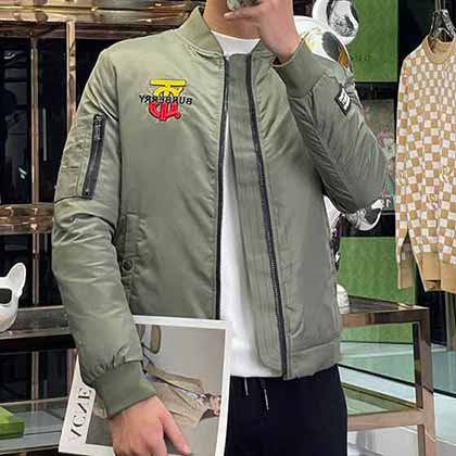 BUR冬裝新品時尚潮流干練落棒球領(lǐng)夾克羽絨服