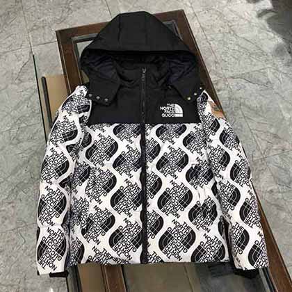 TNF/北面聯名古奇柜子熱賣款 冬季男女情侶款羽絨服！