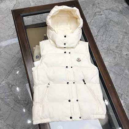 歐貨大品牌羽絨馬夾 Mnclr 蒙口白鴨絨連帽馬甲背心外套