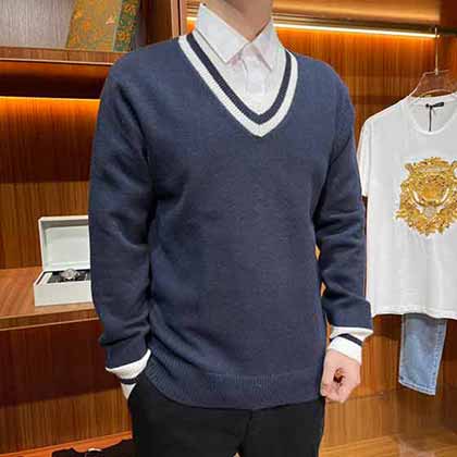 Brunl cucinlli男士長(zhǎng)袖羊毛衫