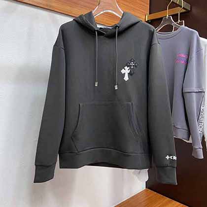 Chrmharts CH克羅心衛衣品牌專柜同步梵文十字花連帽衛衣