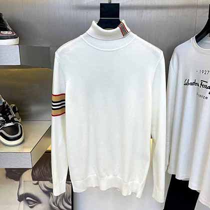 高等狠貨 名品二手網(wǎng)BBR巴寶莉秋冬款高領(lǐng)羊毛衫