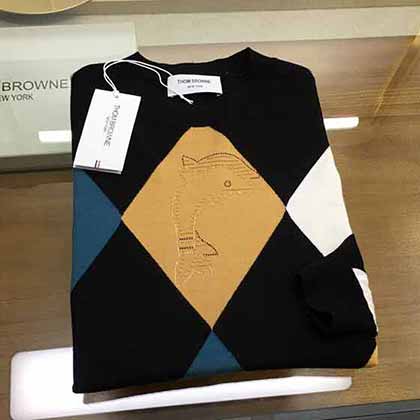 TB休閑時(shí)尚暖男范秋冬款新品羊絨毛衣