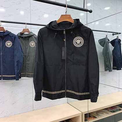 范思哲早秋新品 專柜同步有售時尚連帽外套