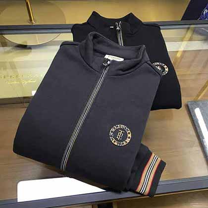 專柜BURB.RY高等品質專柜新品立領夾克外套