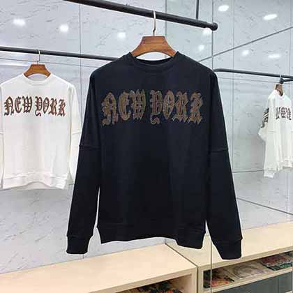 歐洲站Chrm Harts牌男士高等字母刺繡衛衣男印花圓領個性潮流歐貨