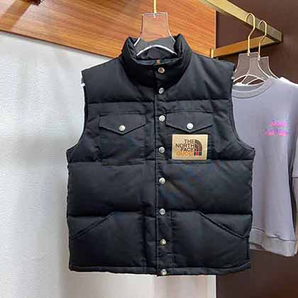 TNF/北面聯(lián)名ucci古奇秋冬季男女情侶款羽絨馬甲！