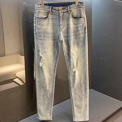 2022夏季gucci新品追潮人士的守選男士低腰牛仔褲