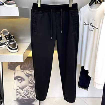 中國名品網(wǎng)高等復(fù)刻LV早秋新款松緊腰抽繩休閑褲