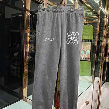 LOE WE大品牌外貿華夫格衛褲男百搭寬松休閑束口褲