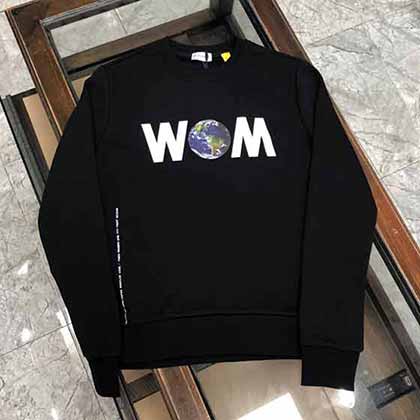 歐洲站蒙口高等衛衣男士秋季圓領套頭帥