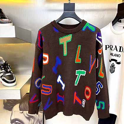 Lv秋冬新NBA聯名系列超精細綿針織毛衣