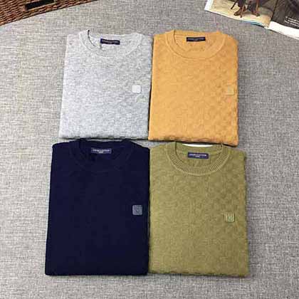 高等臻品唯品會折扣網LV驢牌原單男士高等羊毛衫