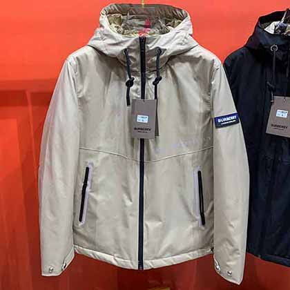 巴寶莉冬季新品出口海外訂單男士商務休閑羽絨服！