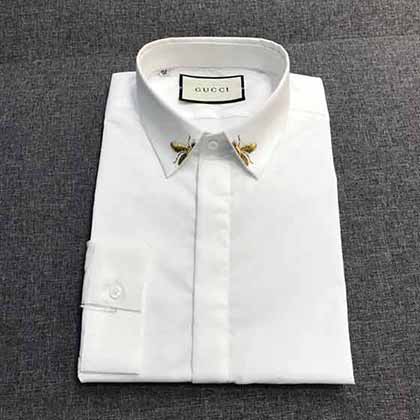 中國男裝品牌網古奇原單男士時裝款長袖襯衫