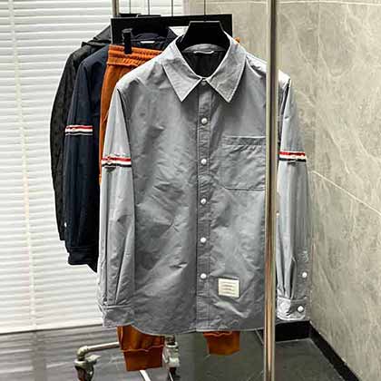 Thm Brwn 湯姆·布朗進(jìn)口原版面料時(shí)尚潮流襯衫外套