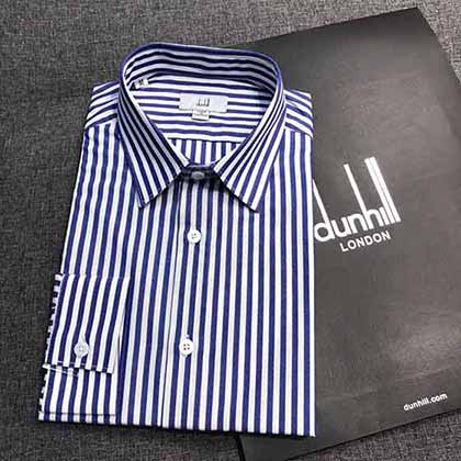 外貿服裝網迪奧男士商務休閑條紋長袖襯衫