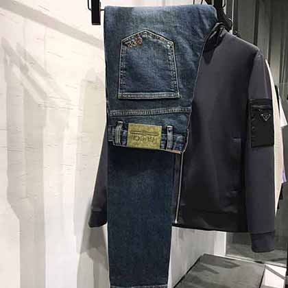 22年早秋新品古奇男士的牛仔褲，時(shí)裝款限量男士丹寧牛