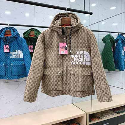 Gucci古奇  Th Nrth Fac北面原版打造系列羽絨服