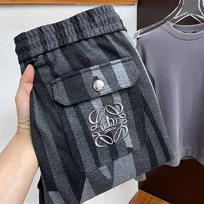 羅意威LW秋冬刺繡休閑長褲 一款硬通貨長褲