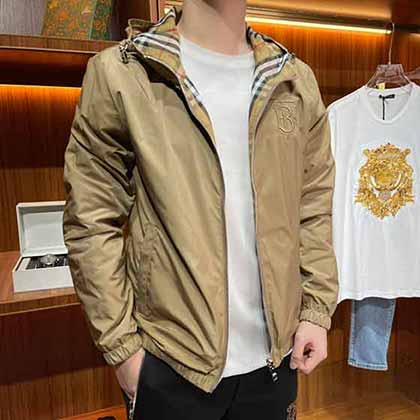 杭州服裝網Burbrry巴寶莉男士雙面夾克外套