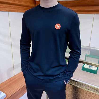 愛馬仕 Hrms秋冬新品時尚t恤長袖，高等男