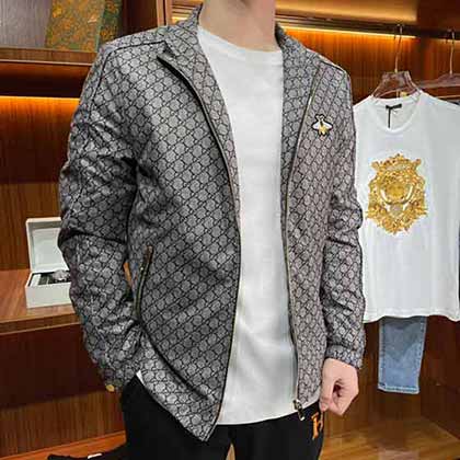 Gucci古奇早秋新款男士夾克外套