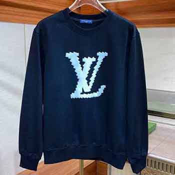 大品牌服裝網LV路易威登官網100高支純棉圓領衛衣