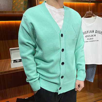 繽紛服裝網(wǎng)進口美麗諾羊毛Ami男士長袖羊毛衫