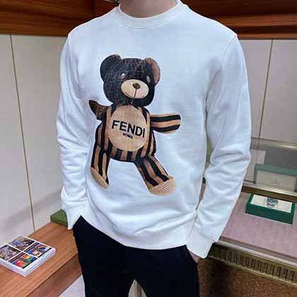 芬迪官網印花圓領衛衣，特別定織面料100高支純棉質地！