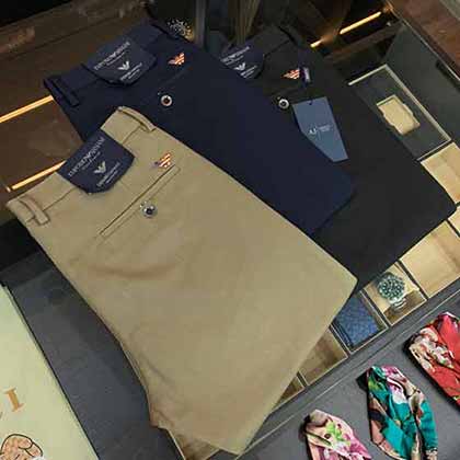 廣東省大品牌網阿瑪尼原單秋冬新款男士小直筒西褲